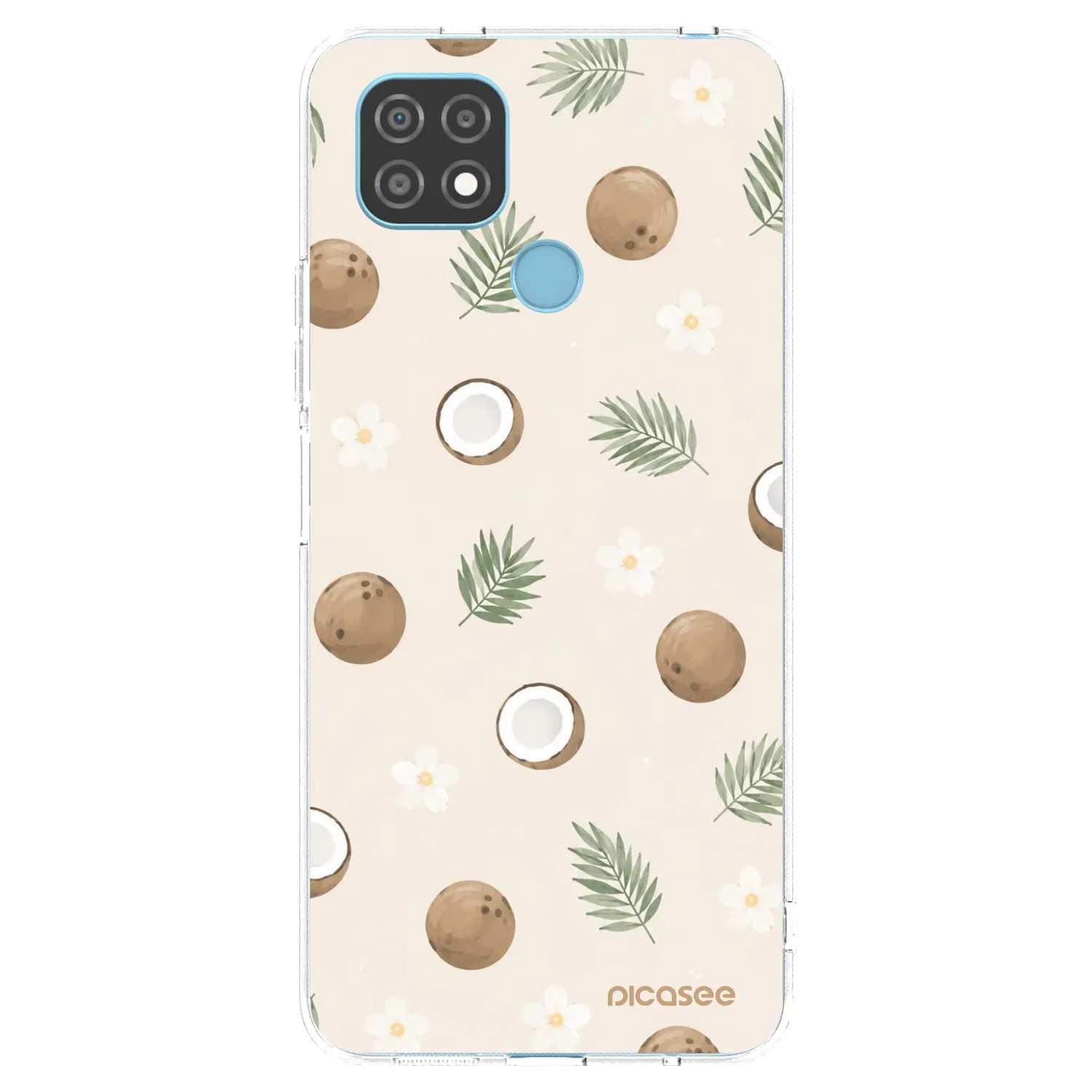Picasee Realme C21 Hülle - Transparentes Silikon - Coconut Breeze