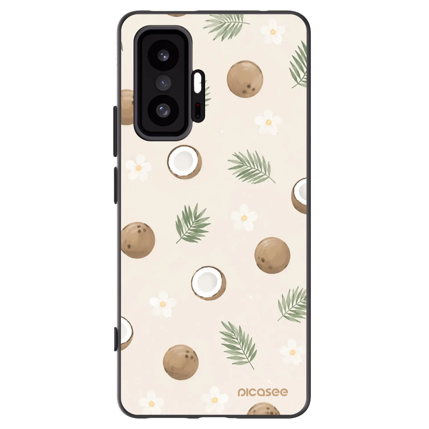 Picasee Xiaomi 11T Hülle - Schwarzes Silikon - Coconut Breeze