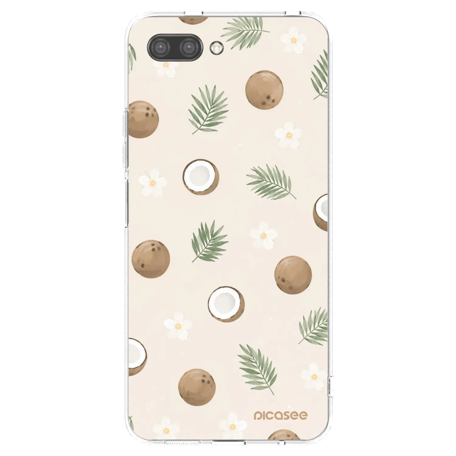 Picasee Honor 10 Hülle - Transparentes Silikon - Coconut Breeze