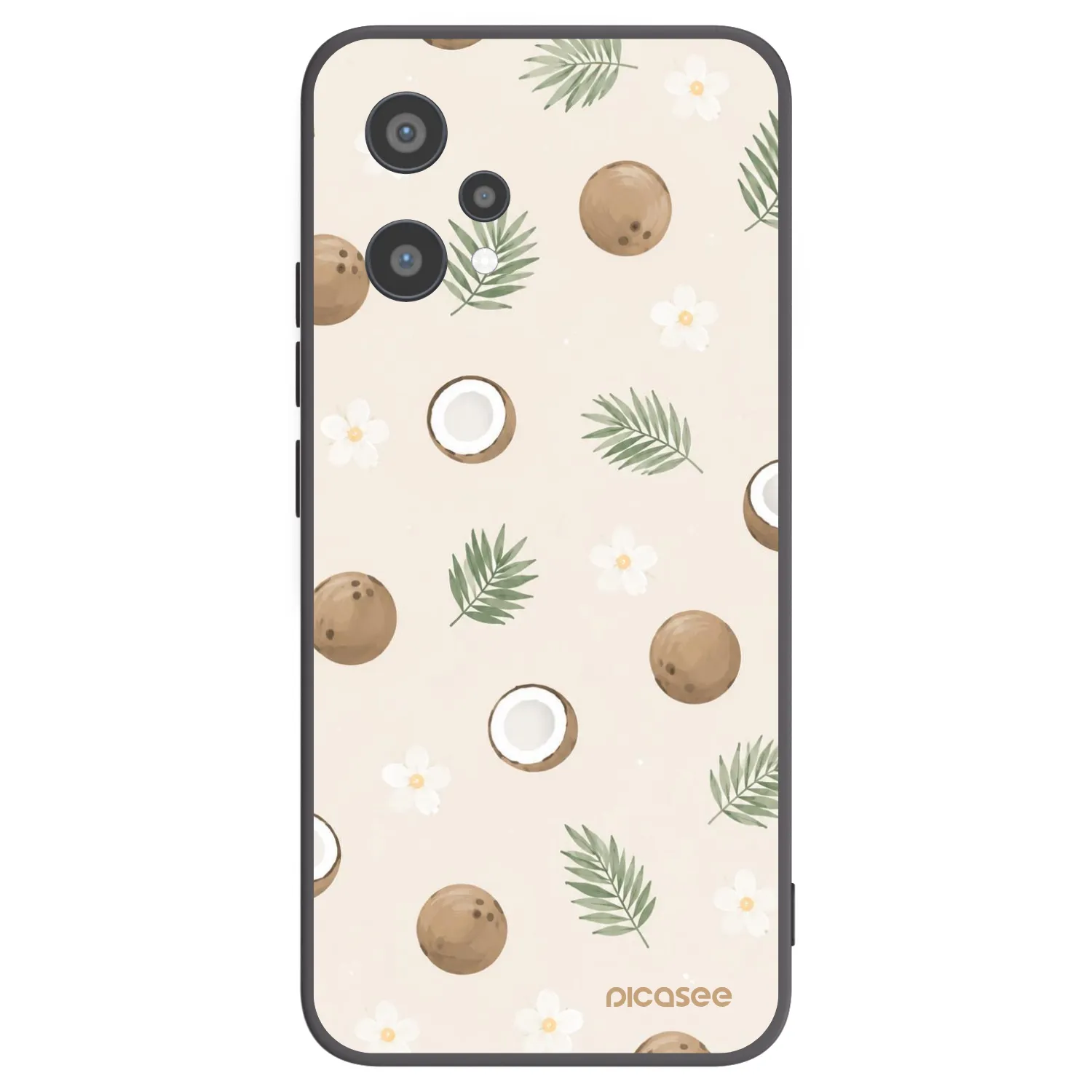 Picasee Realme 9 Pro 5G Hülle - Schwarzes Silikon - Coconut Breeze