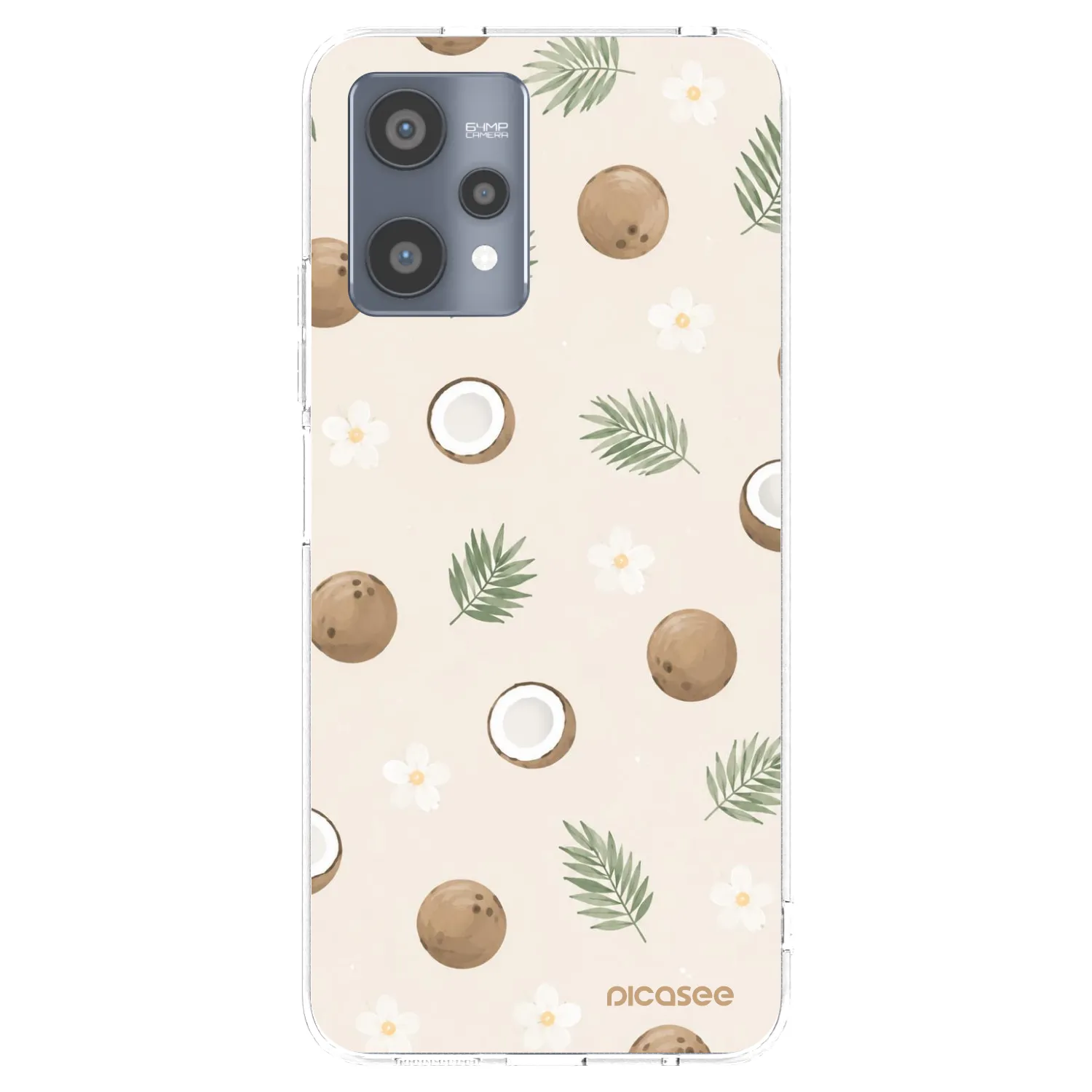 Picasee Realme 9 Pro 5G Hülle - Transparentes Silikon - Coconut Breeze