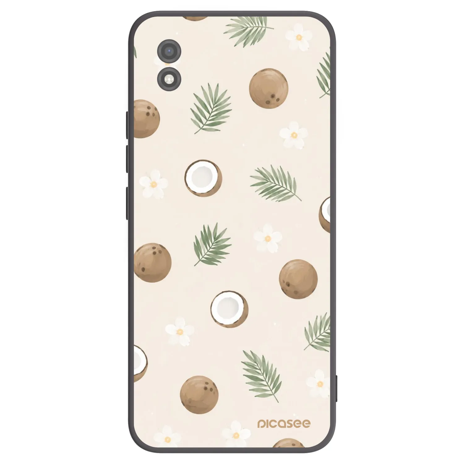 Picasee Realme C11 (2021) Hülle - Schwarzes Silikon - Coconut Breeze