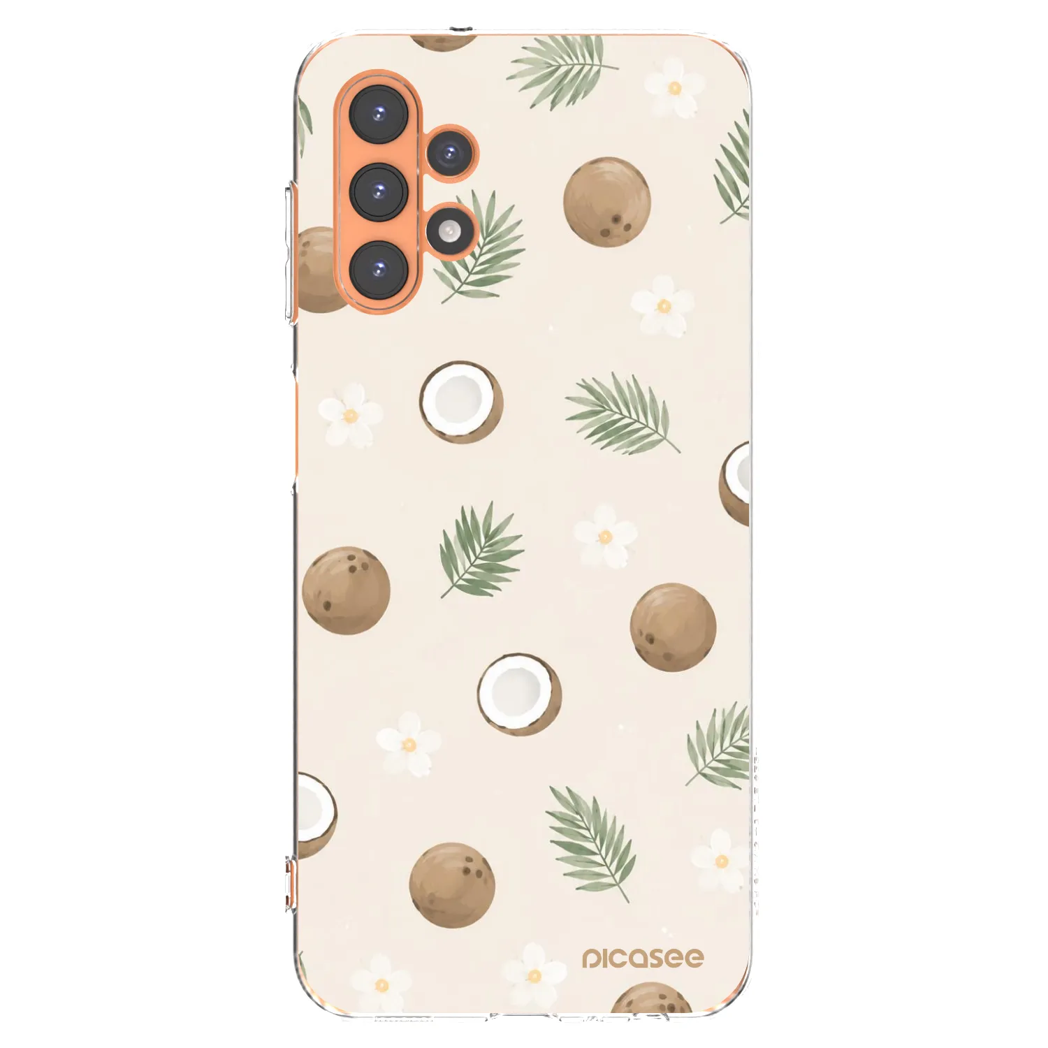 Picasee Samsung Galaxy A13 4G A135 Hülle - Transparentes Silikon - Coconut Breeze