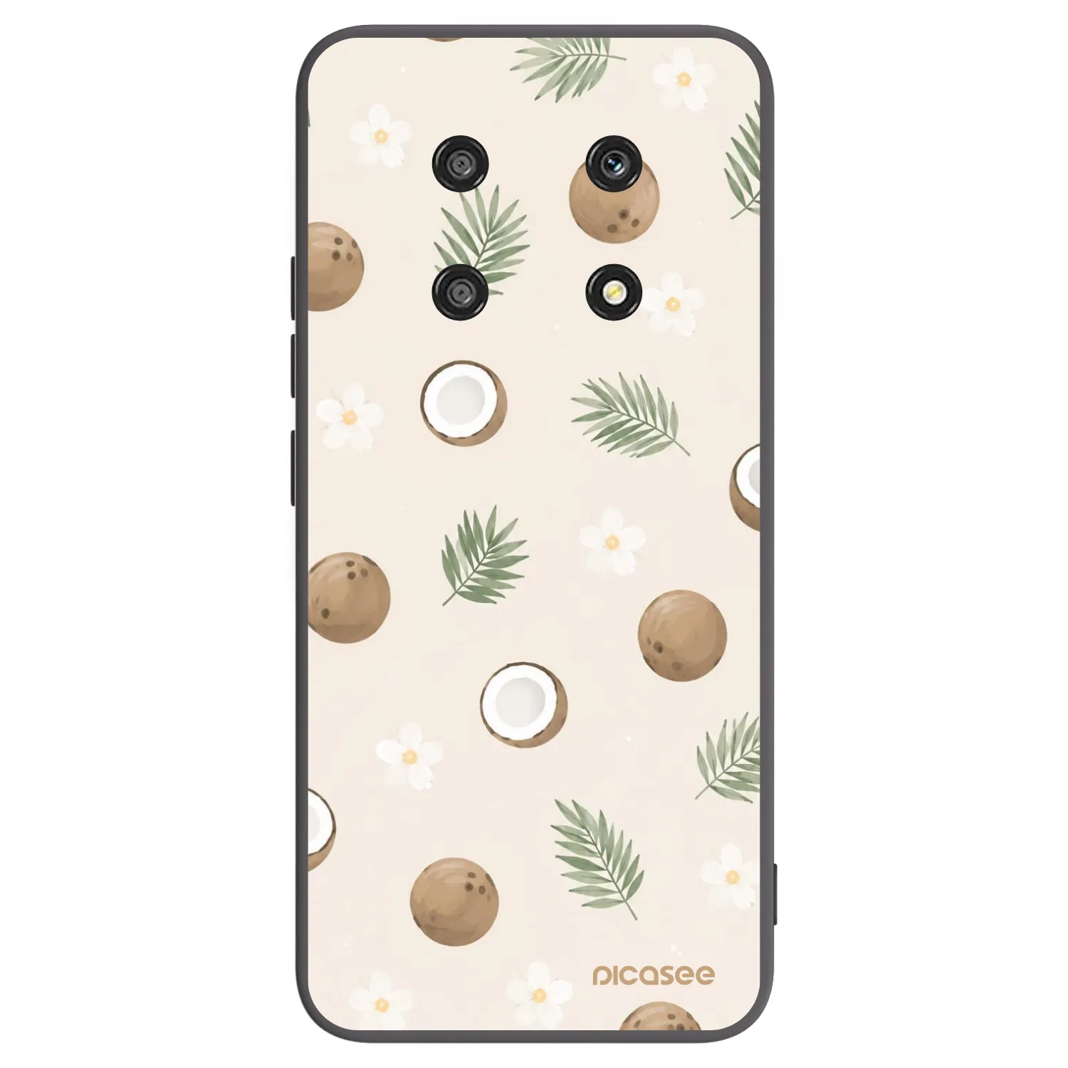 Picasee Honor Magic4 Lite 5G Hülle - Schwarzes Silikon - Coconut Breeze