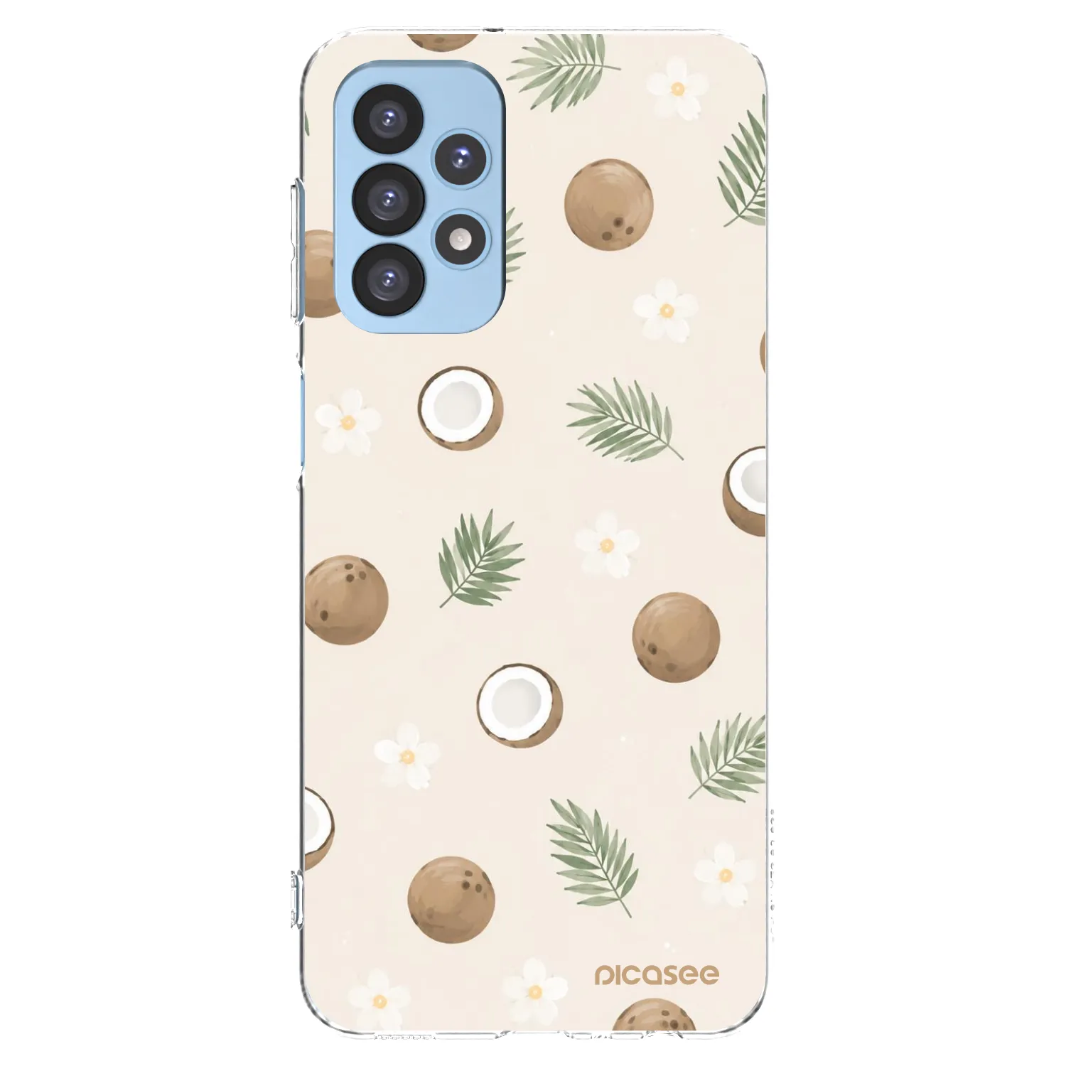 Picasee Samsung Galaxy A23 A235F 4G Hülle - Transparentes Silikon - Coconut Breeze