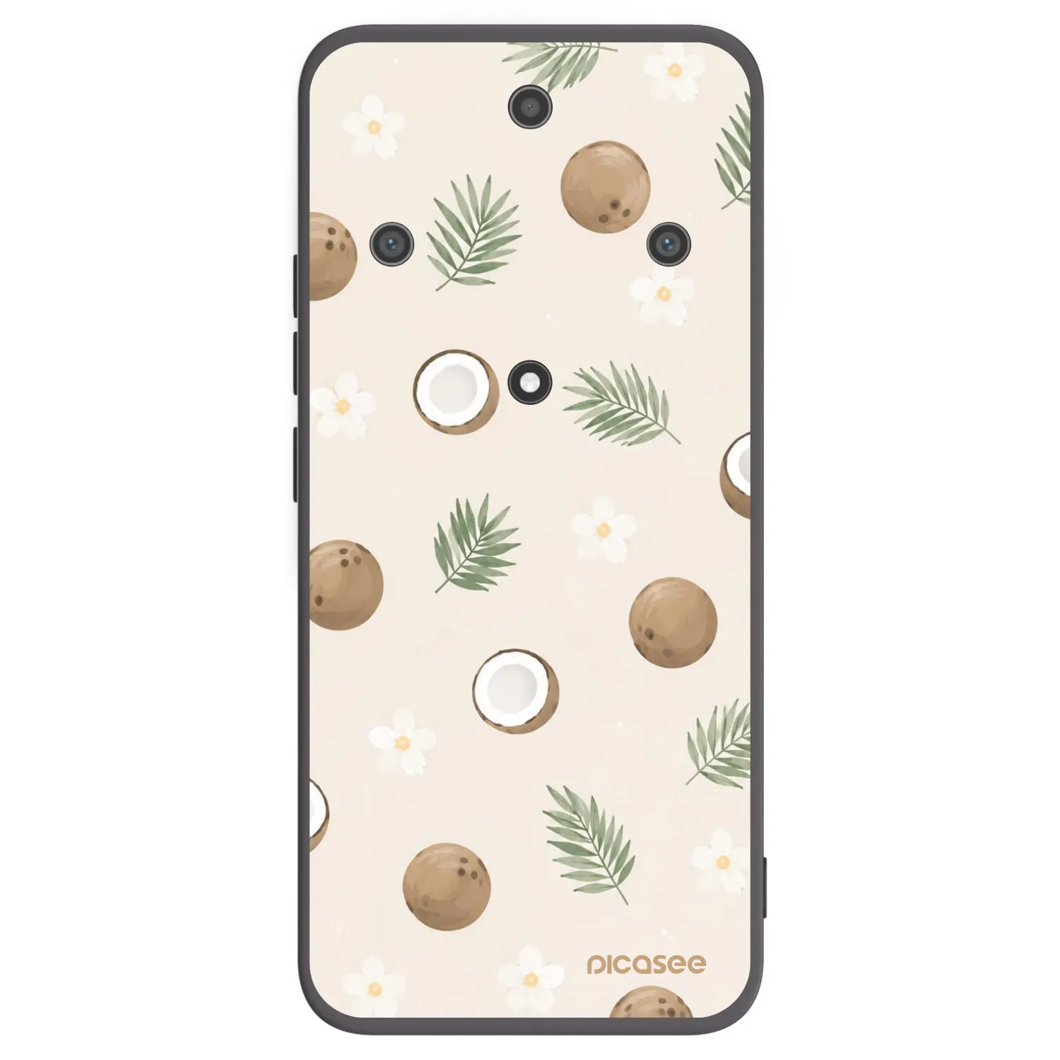 Picasee Honor Magic5 Lite 5G Hülle - Schwarzes Silikon - Coconut Breeze