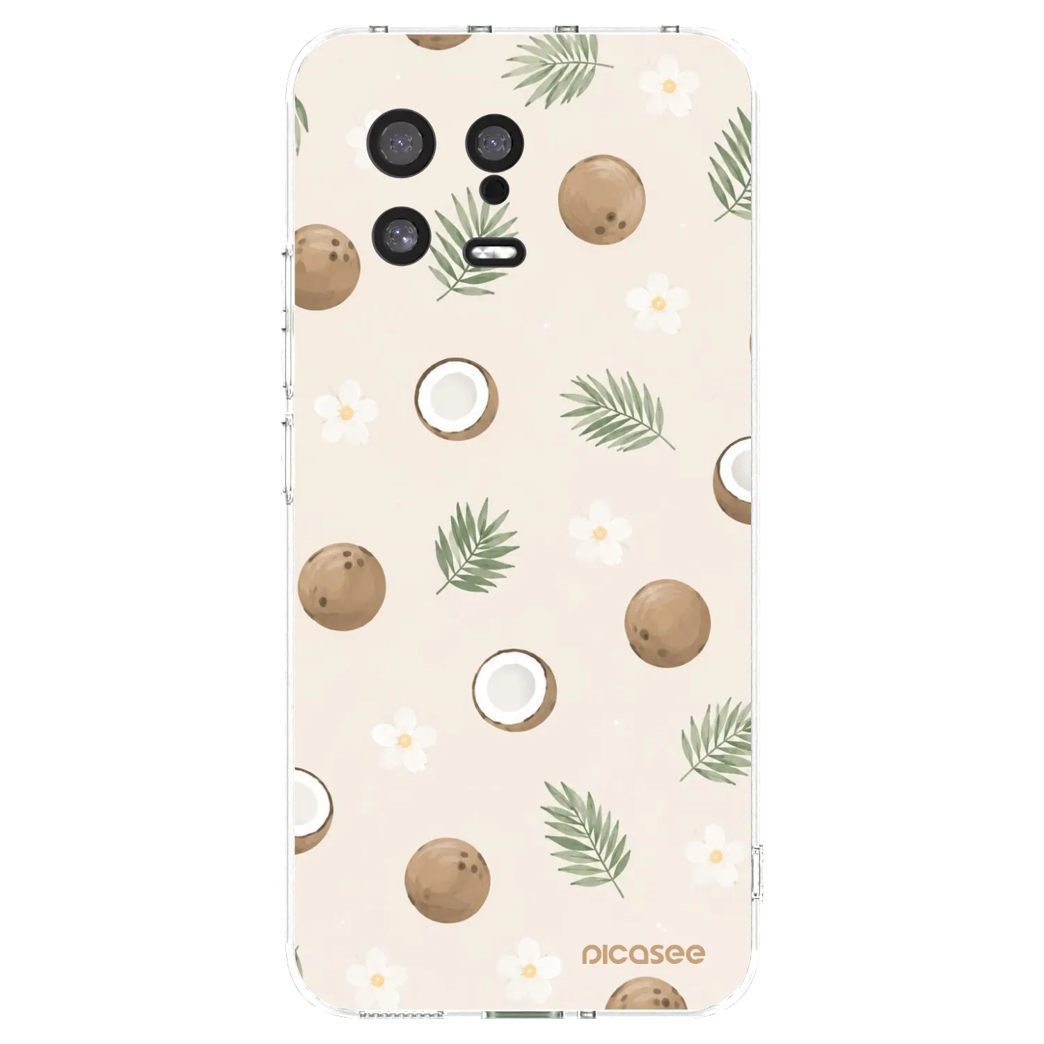Picasee Xiaomi 13 Hülle - Transparentes Silikon - Coconut Breeze