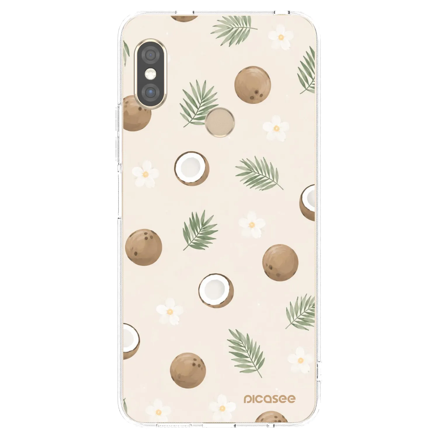 Picasee Xiaomi Redmi Note 5 Global Hülle - Transparentes Silikon - Coconut Breeze