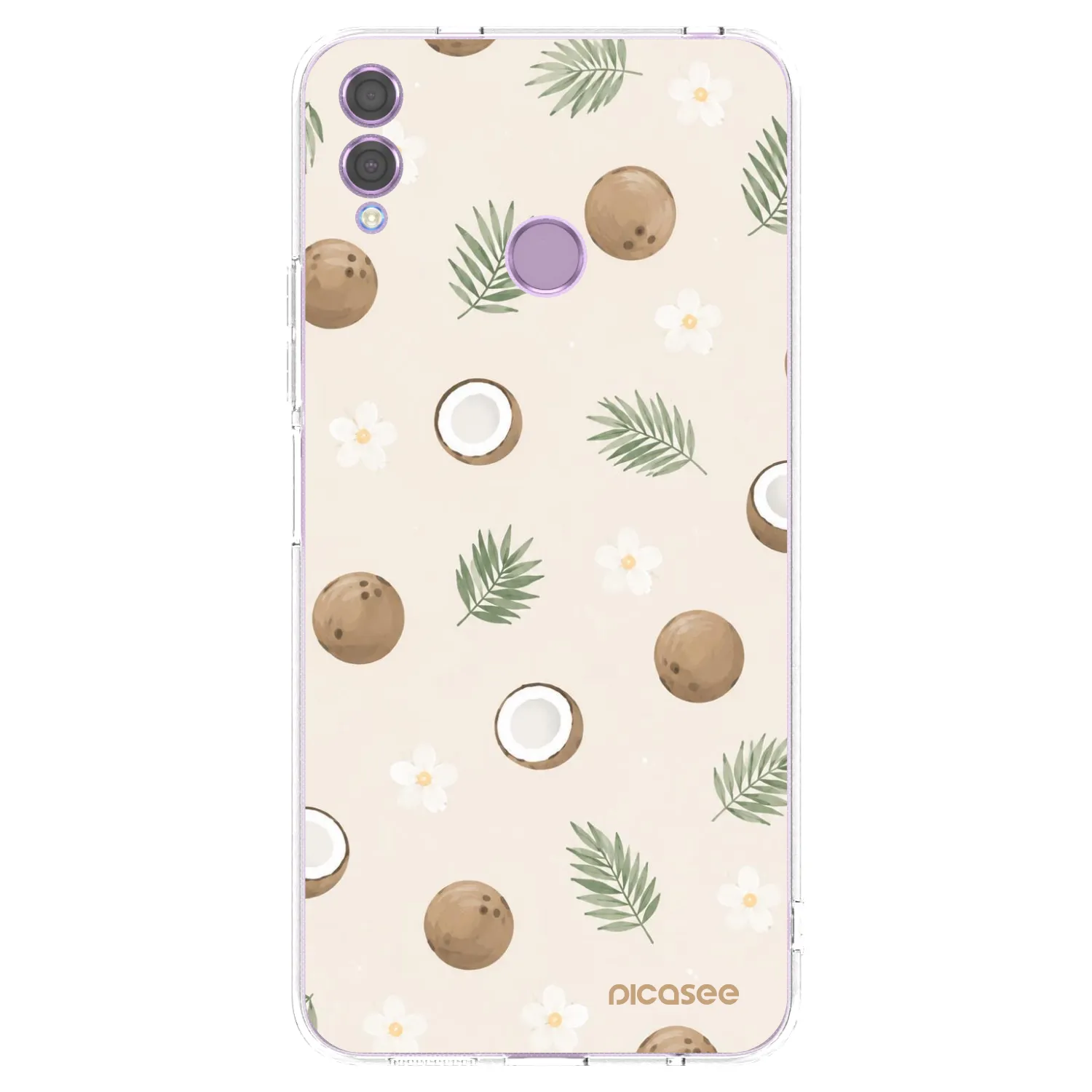 Picasee Honor 8X Hülle - Transparentes Silikon - Coconut Breeze