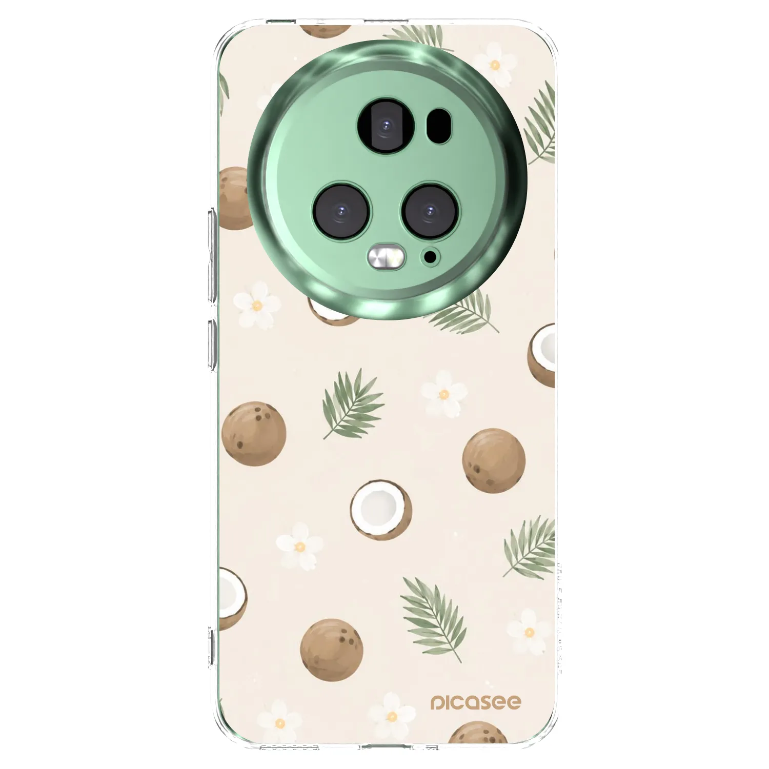 Picasee Honor Magic5 Pro Hülle - Transparentes Silikon - Coconut Breeze