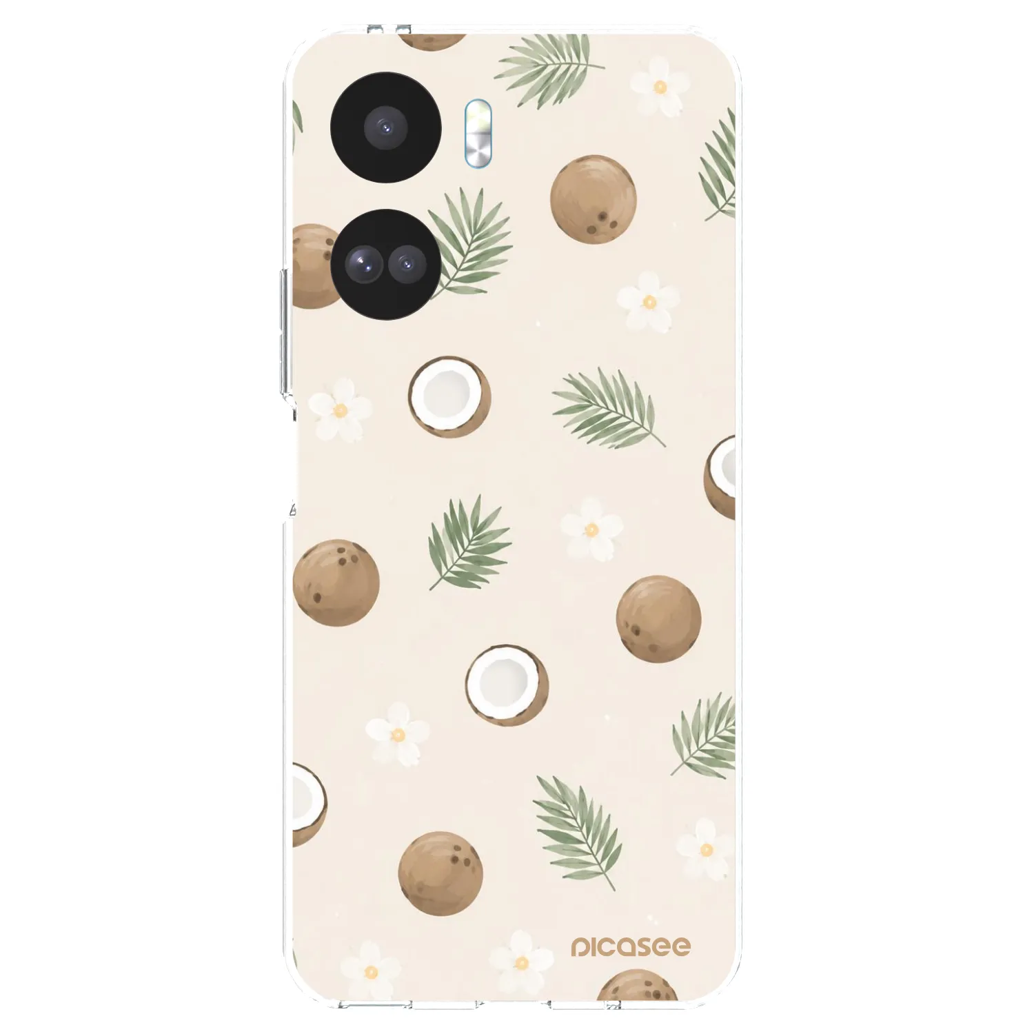 Picasee Honor 90 Lite 5G Hülle - Transparentes Silikon - Coconut Breeze