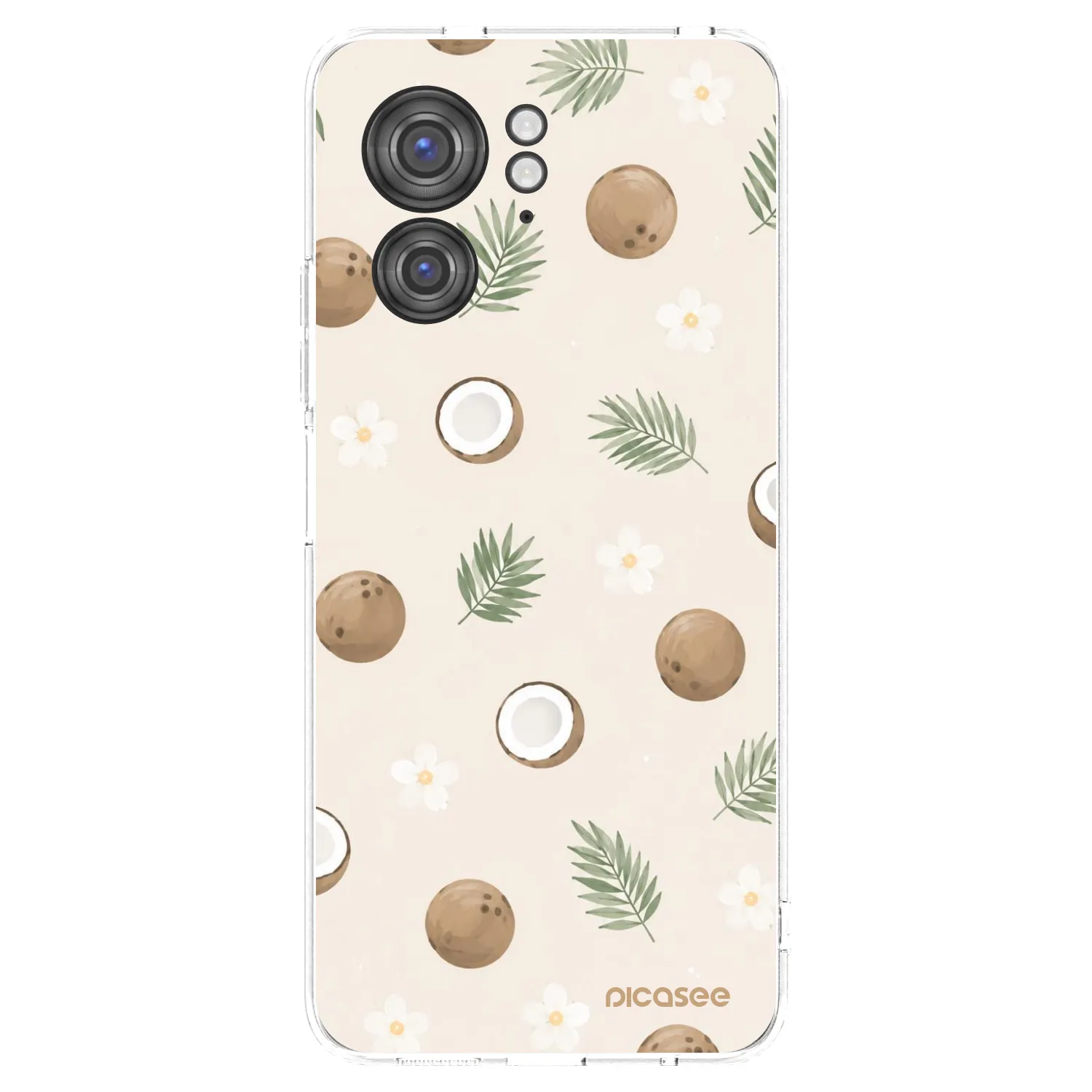 Picasee Motorola Edge 40 Hülle - Transparentes Silikon - Coconut Breeze