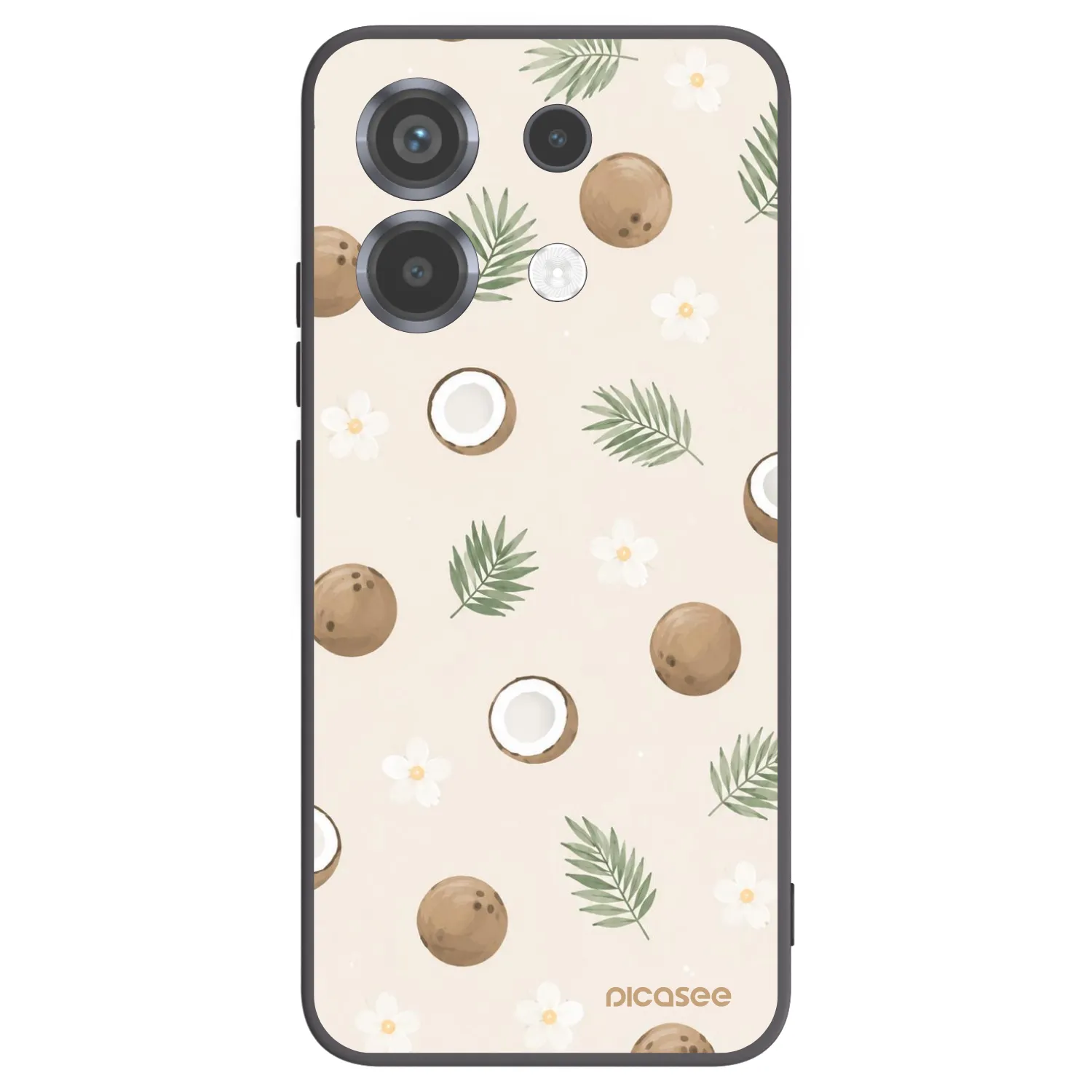 Picasee Xiaomi Poco X6 Hülle - Schwarzes Silikon - Coconut Breeze