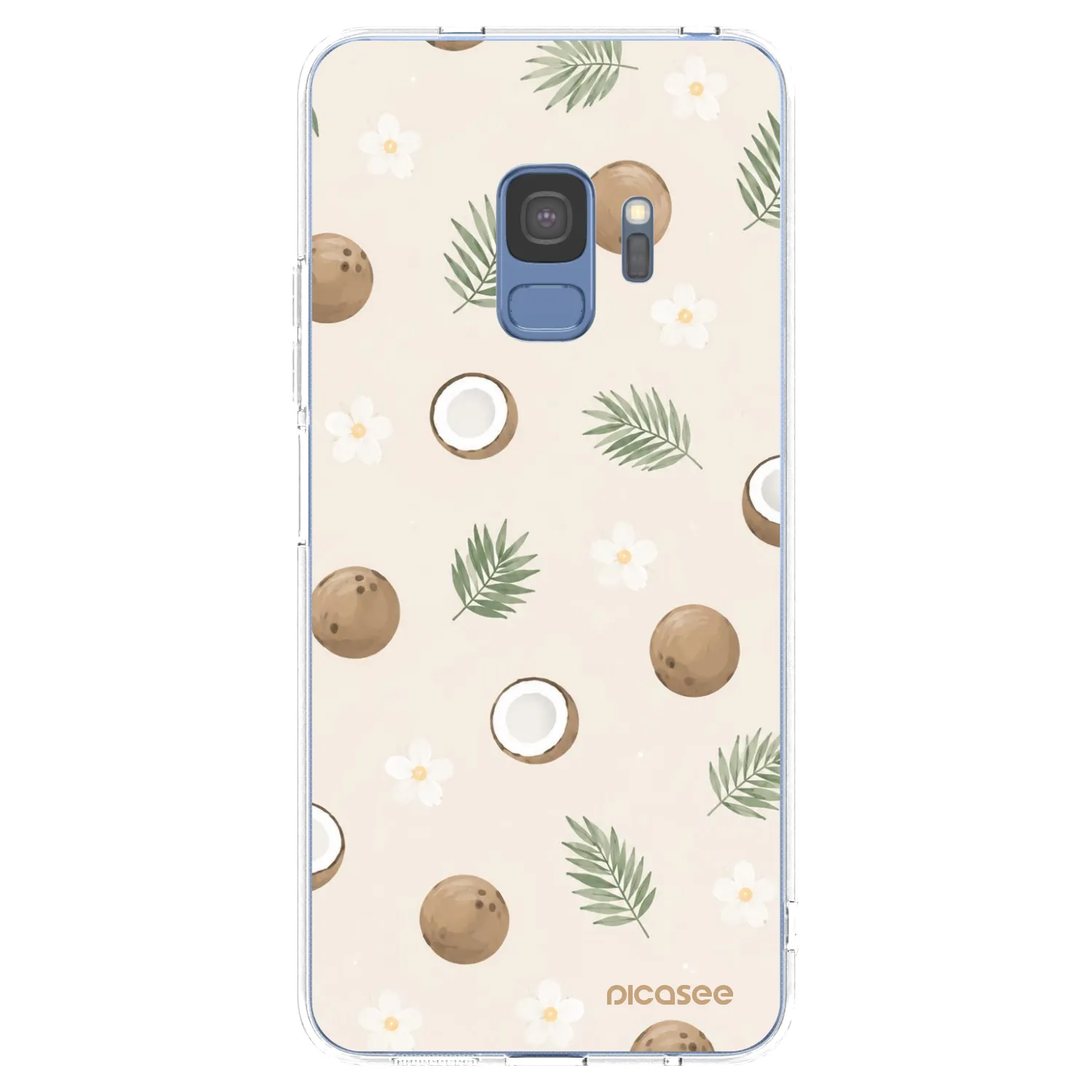 Picasee Samsung Galaxy S9 G960F Hülle - Transparentes Silikon - Coconut Breeze