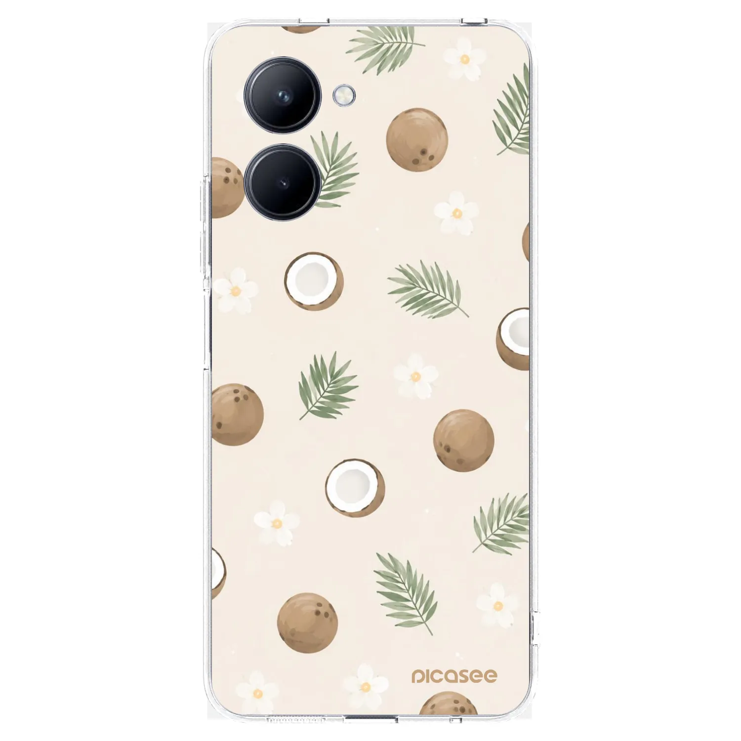 Picasee Realme C33 (2023) Hülle - Transparentes Silikon - Coconut Breeze