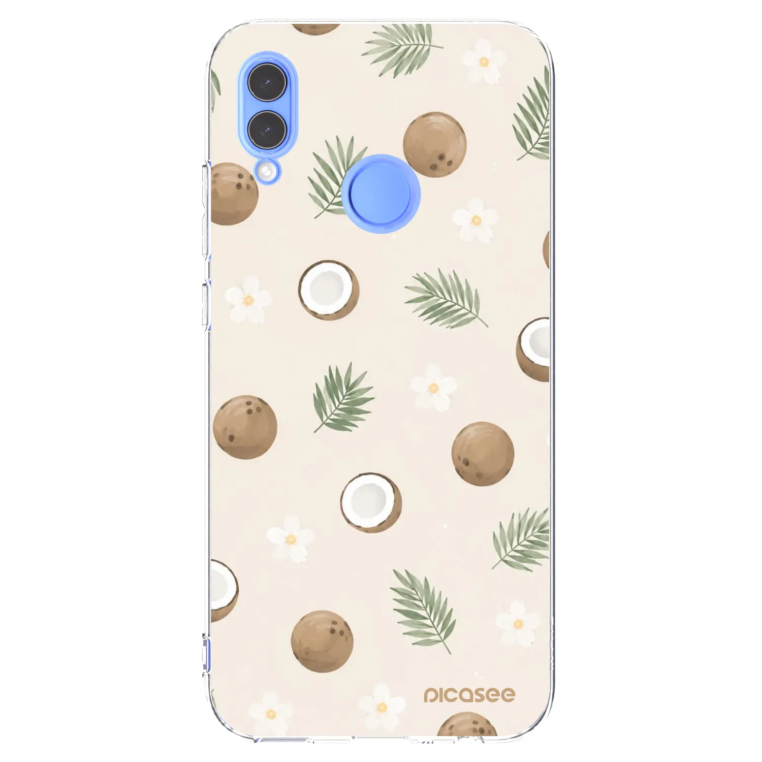 Picasee Huawei P Smart 2019 Hülle - Transparentes Silikon - Coconut Breeze