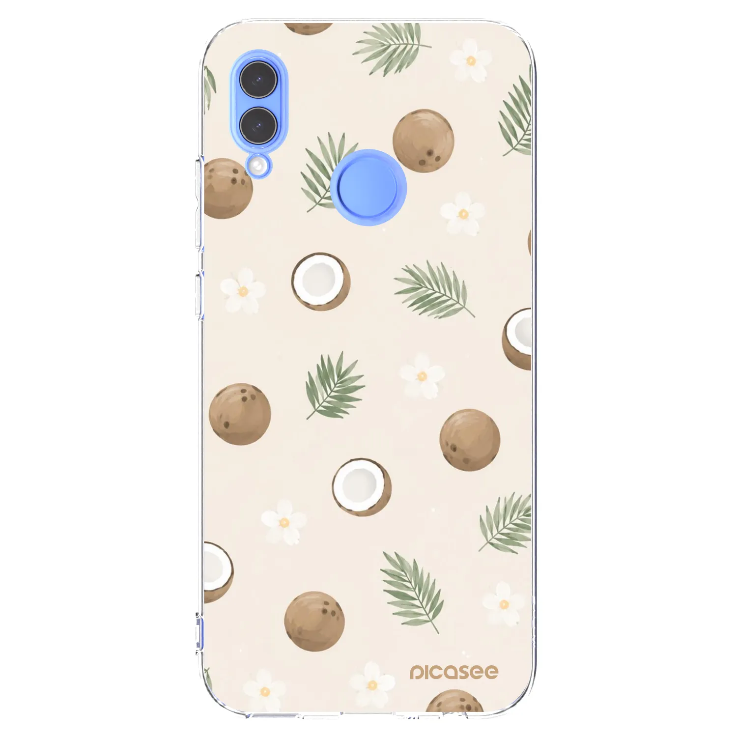Picasee Honor 10 Lite Hülle - Transparentes Silikon - Coconut Breeze