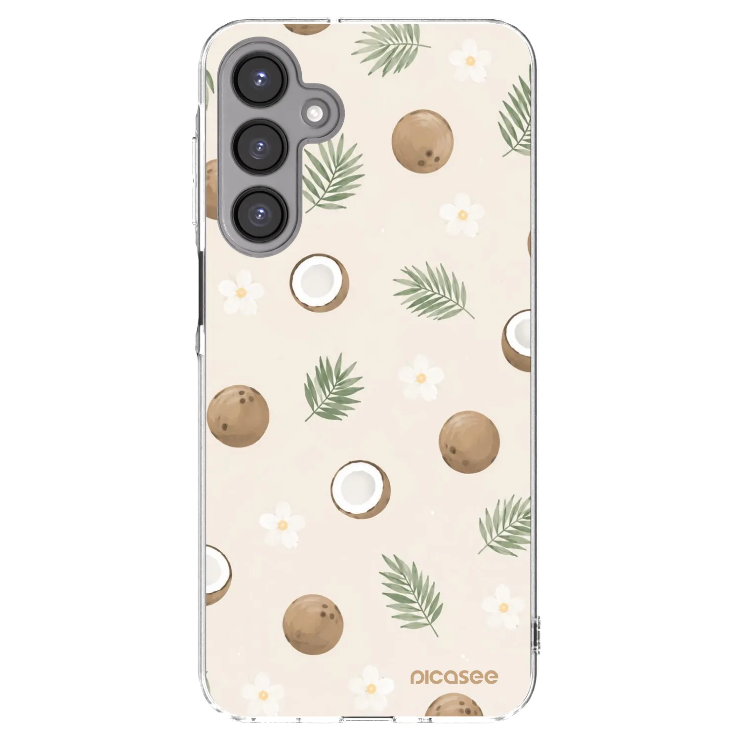 Picasee Samsung Galaxy A16 5G Hülle - Transparentes Silikon - Coconut Breeze