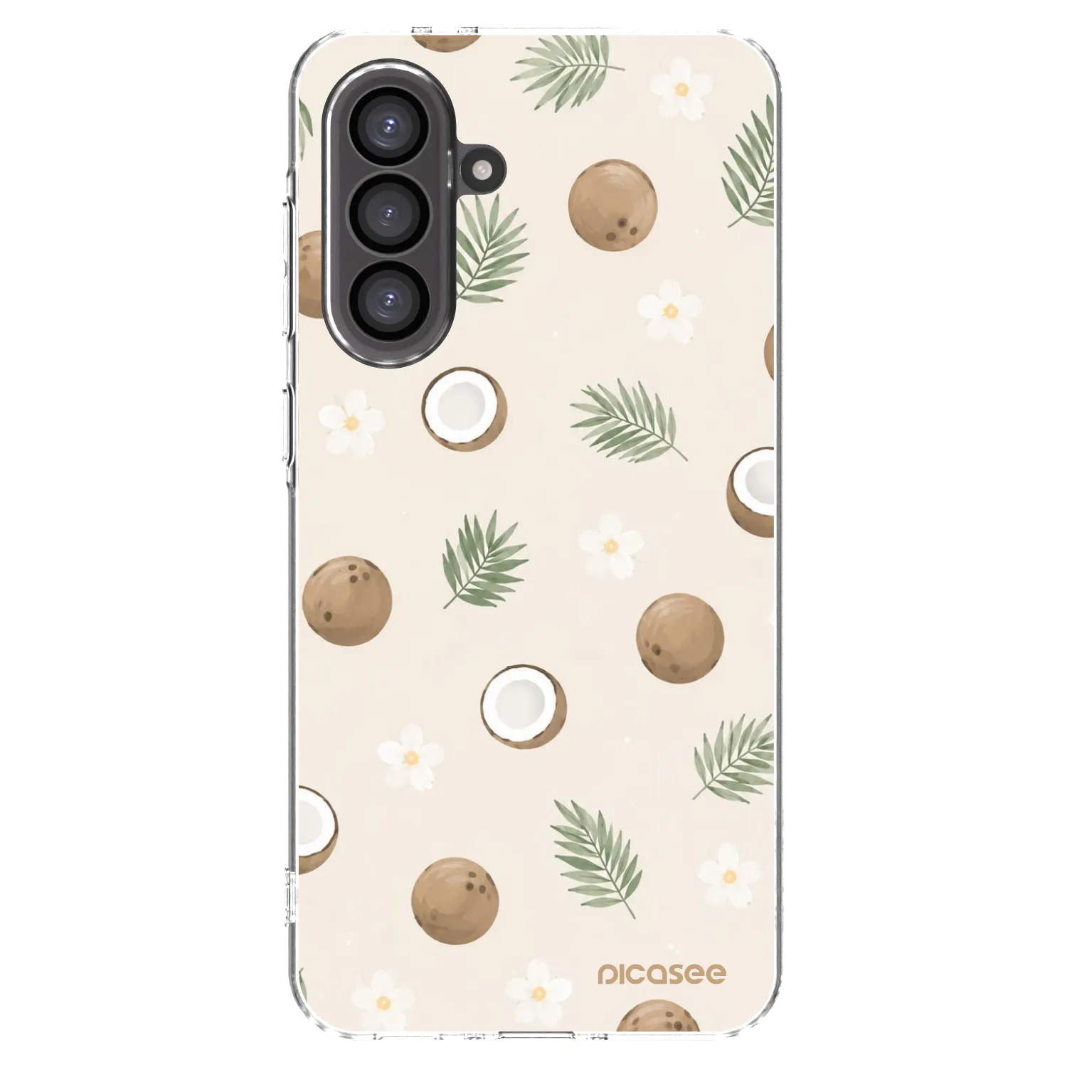 Picasee Samsung Galaxy A56 5G A566B Hülle - Transparentes Silikon - Coconut Breeze