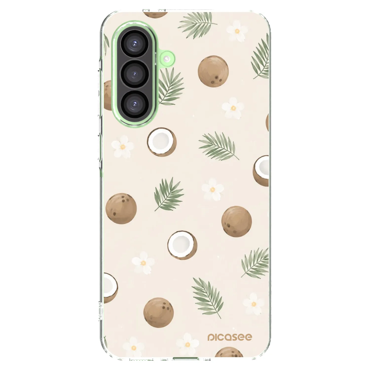 Picasee Samsung Galaxy A26 5G A266B Hülle - Transparentes Silikon - Coconut Breeze