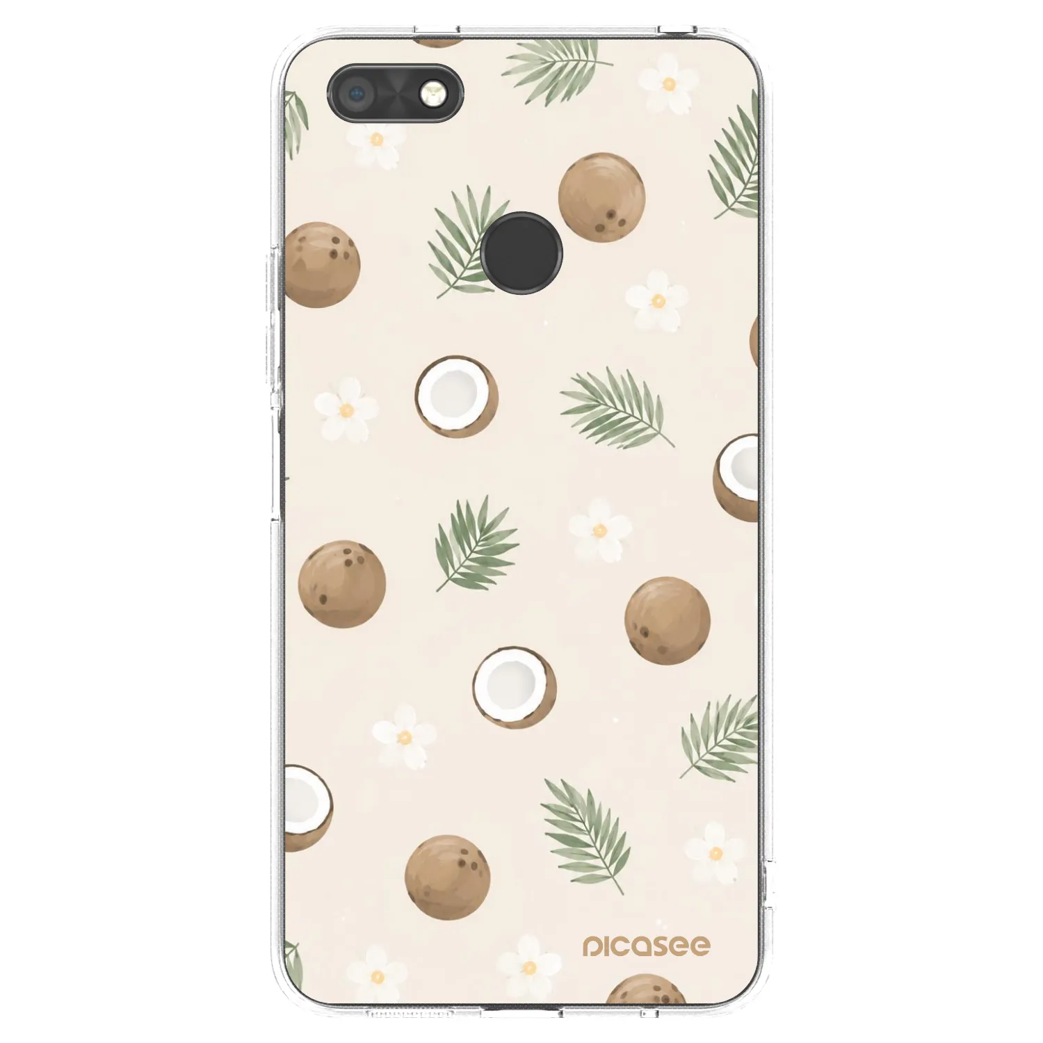 Picasee Huawei P9 Lite Mini Hülle - Transparentes Silikon - Coconut Breeze
