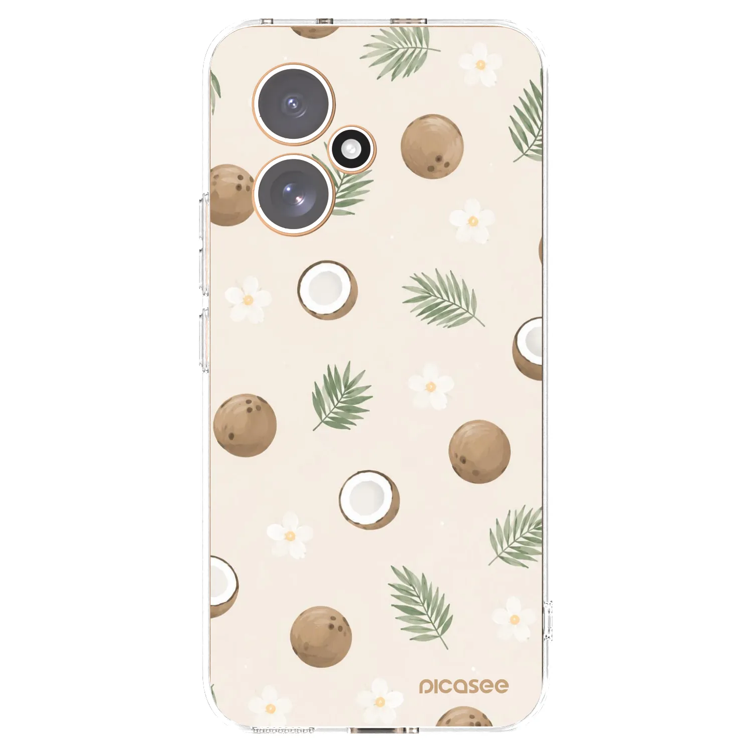 Picasee Honor 400 5G Hülle - Transparentes Silikon - Coconut Breeze