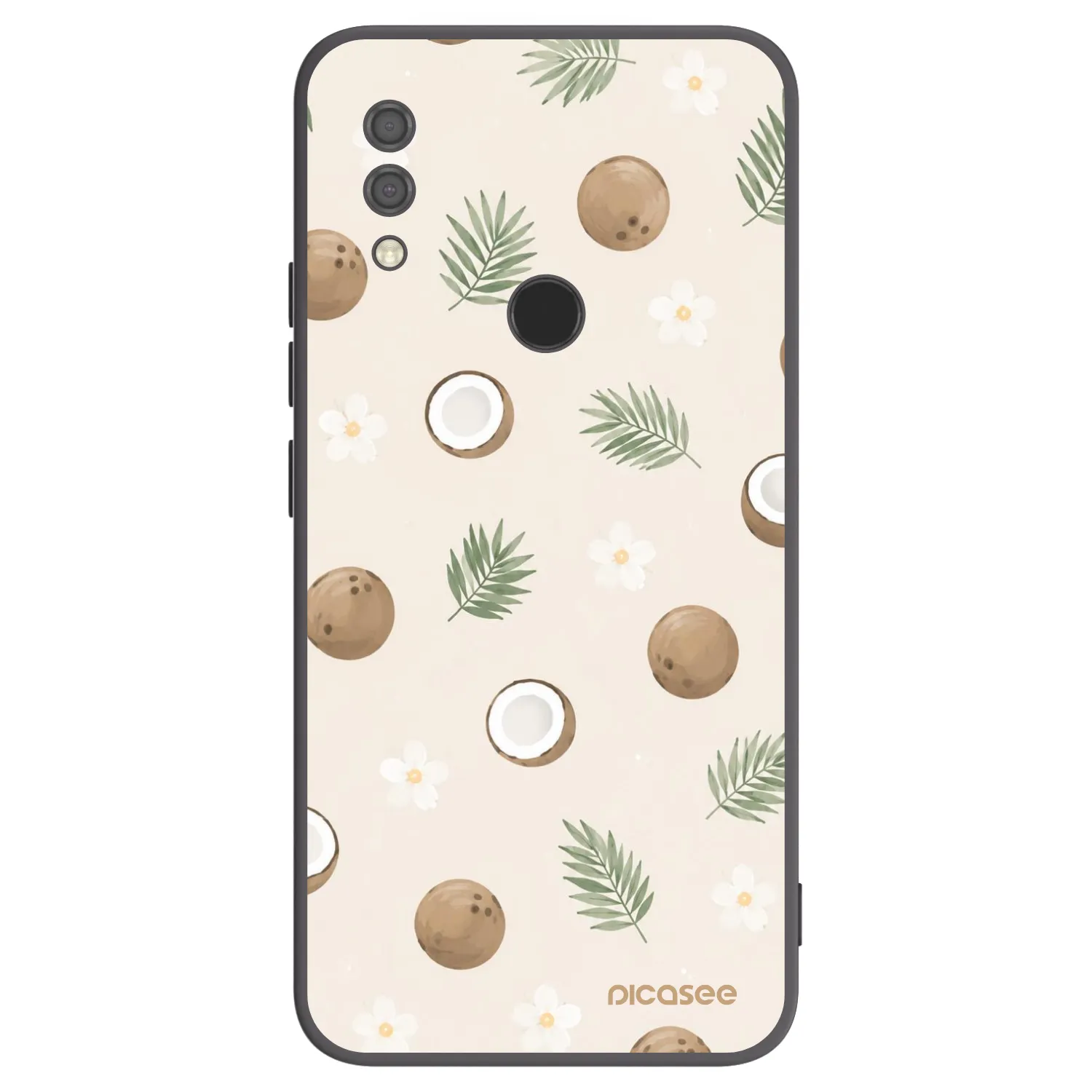 Picasee Xiaomi Redmi 7 Hülle - Schwarzes Silikon - Coconut Breeze