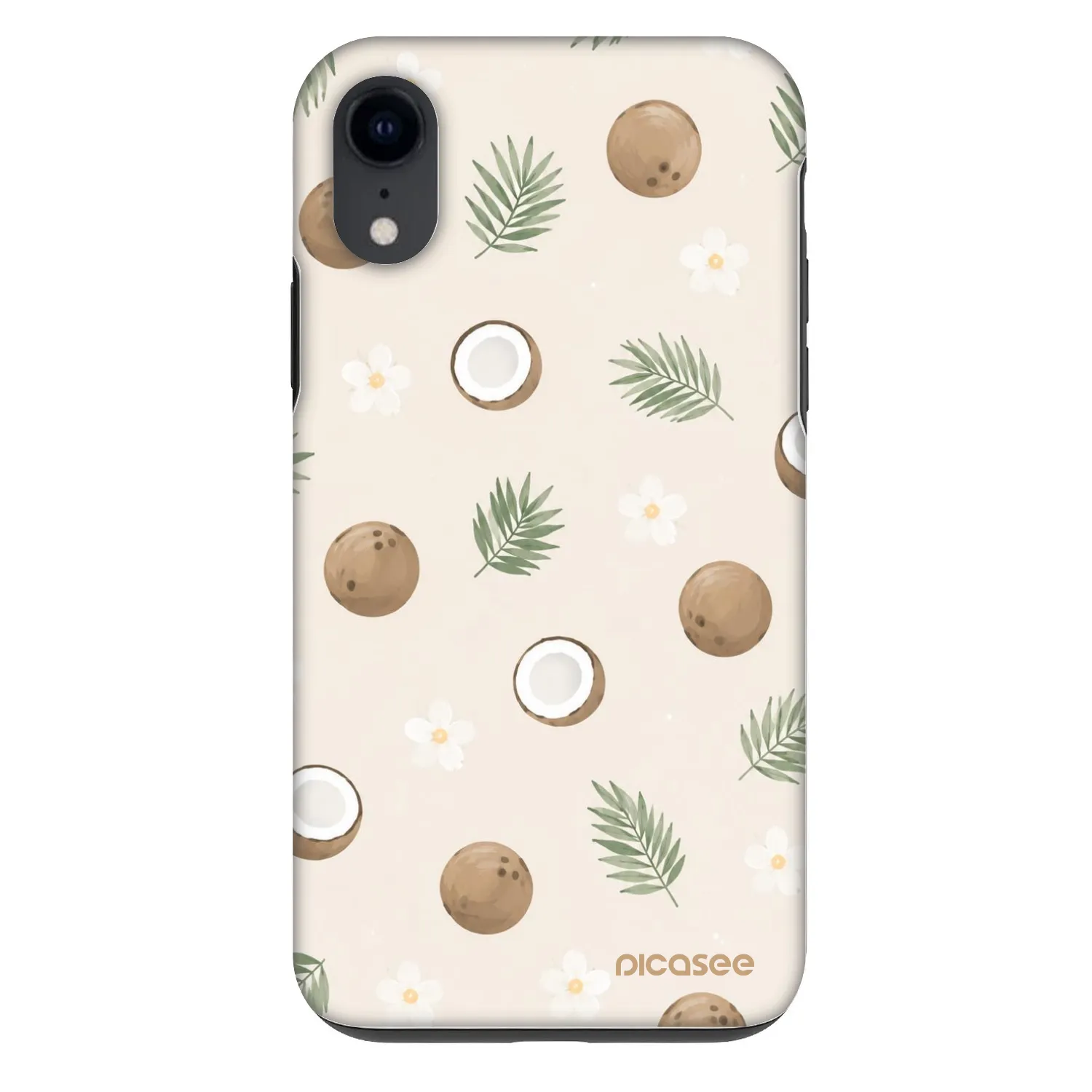Picasee Fashion Case für Apple iPhone XR - Coconut Breeze