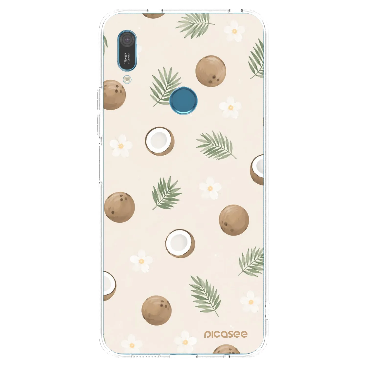 Picasee Huawei Y6 2019 Hülle - Transparentes Silikon - Coconut Breeze