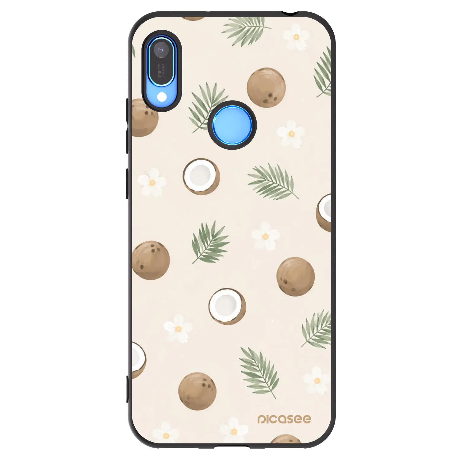 Picasee Huawei Y6 2019 Hülle - Schwarzes Silikon - Coconut Breeze