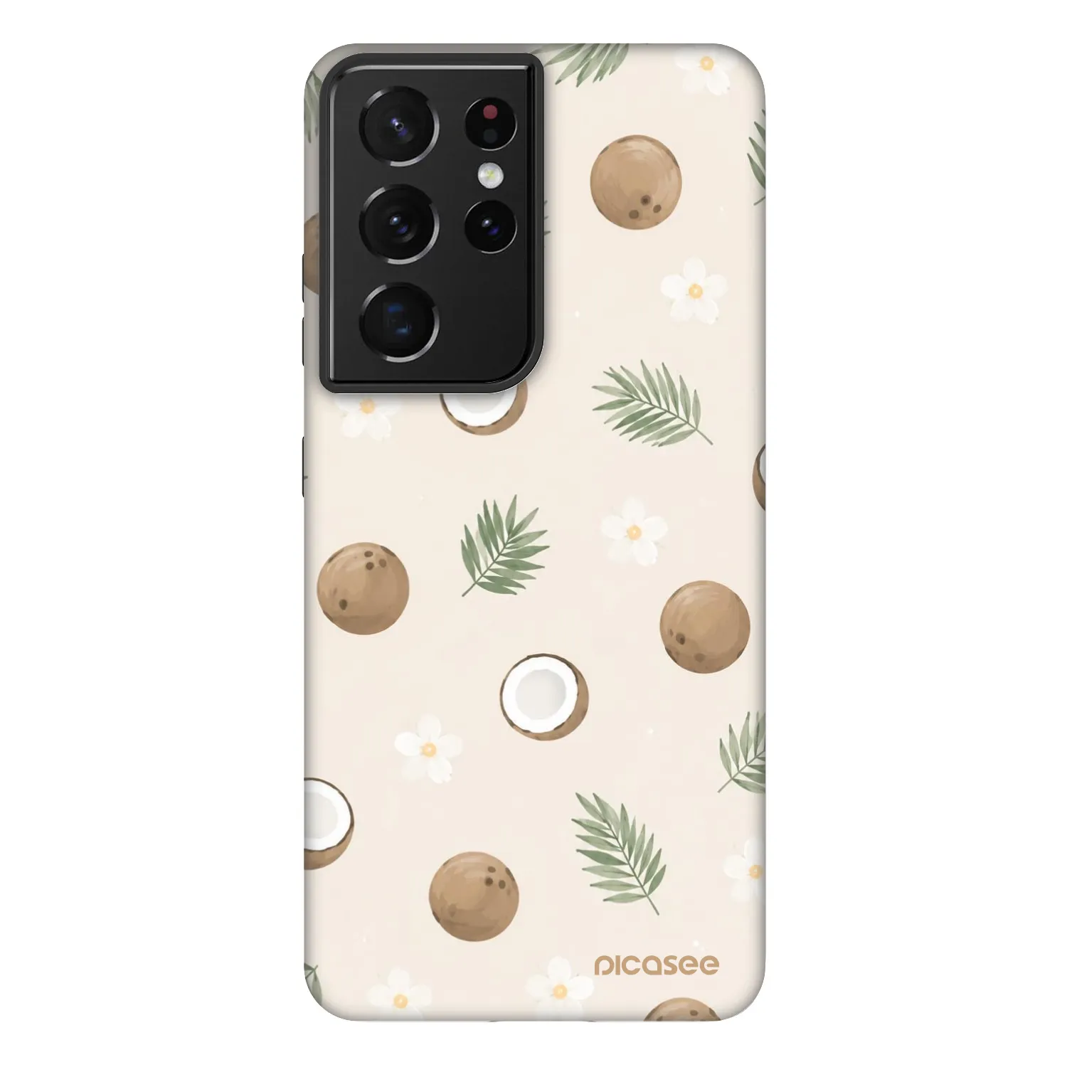 Picasee Fashion Case für Samsung Galaxy S21 Ultra 5G G998B - Coconut Breeze