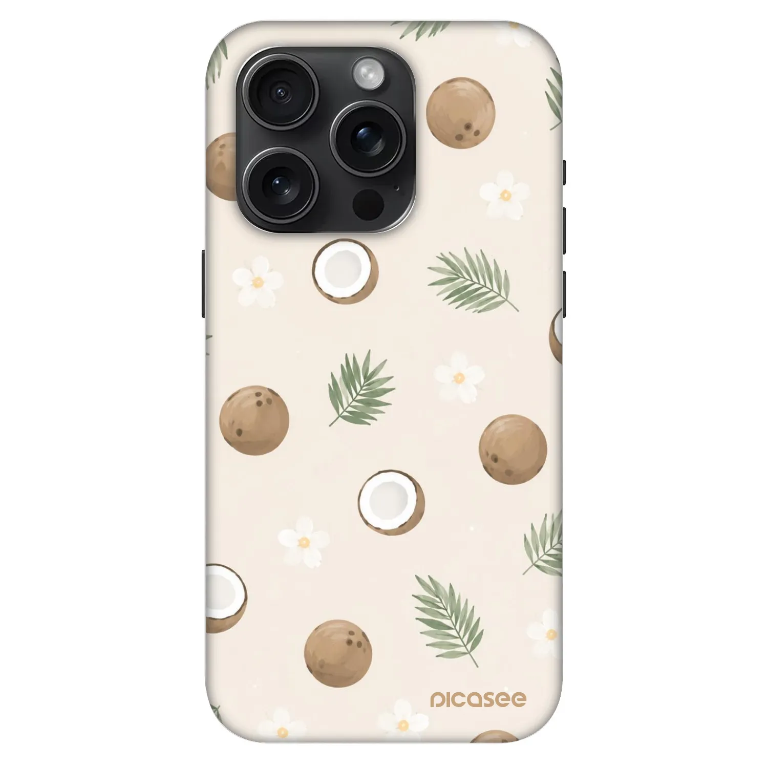 Picasee Fashion Case MagSafe für Apple iPhone 15 Pro - Coconut Breeze