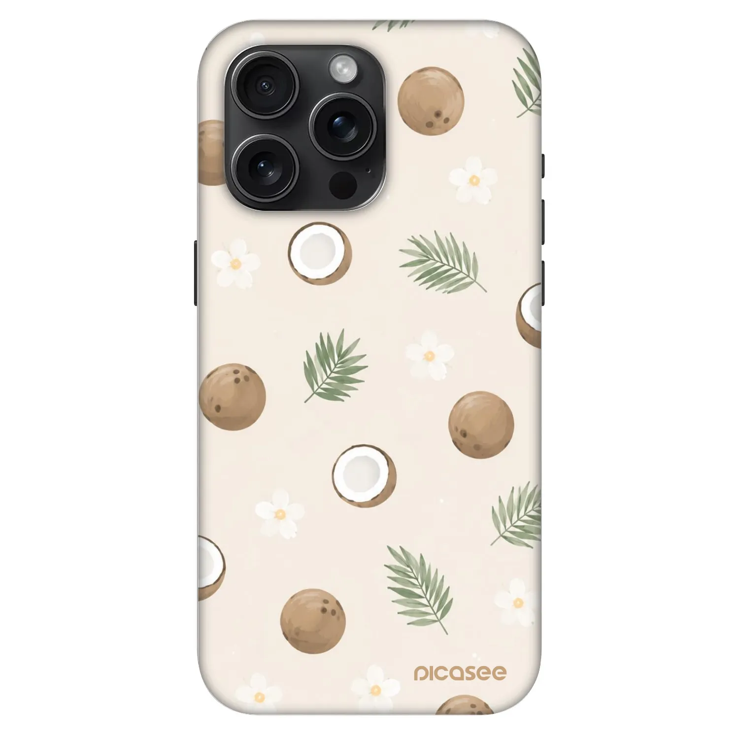 Picasee Fashion Case MagSafe für Apple iPhone 15 Pro Max - Coconut Breeze