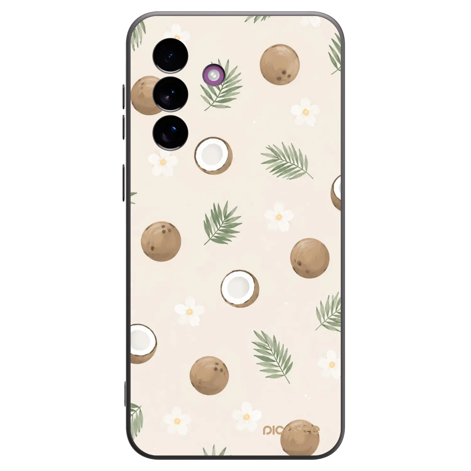 Picasee Samsung Galaxy A37 Hülle - Schwarzes Silikon - Coconut Breeze