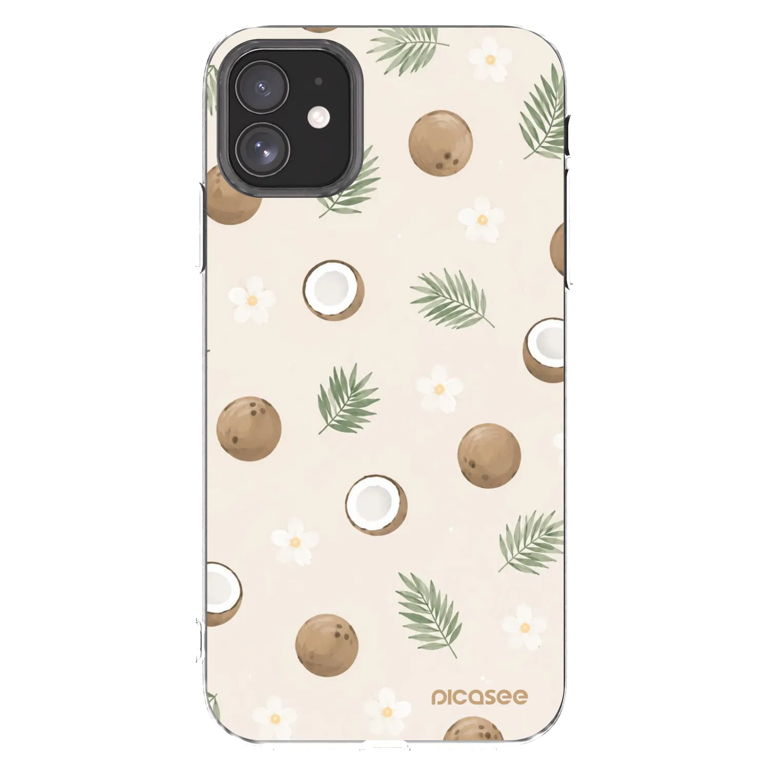 Picasee Apple iPhone 11 Hülle - Transparentes Silikon - Coconut Breeze