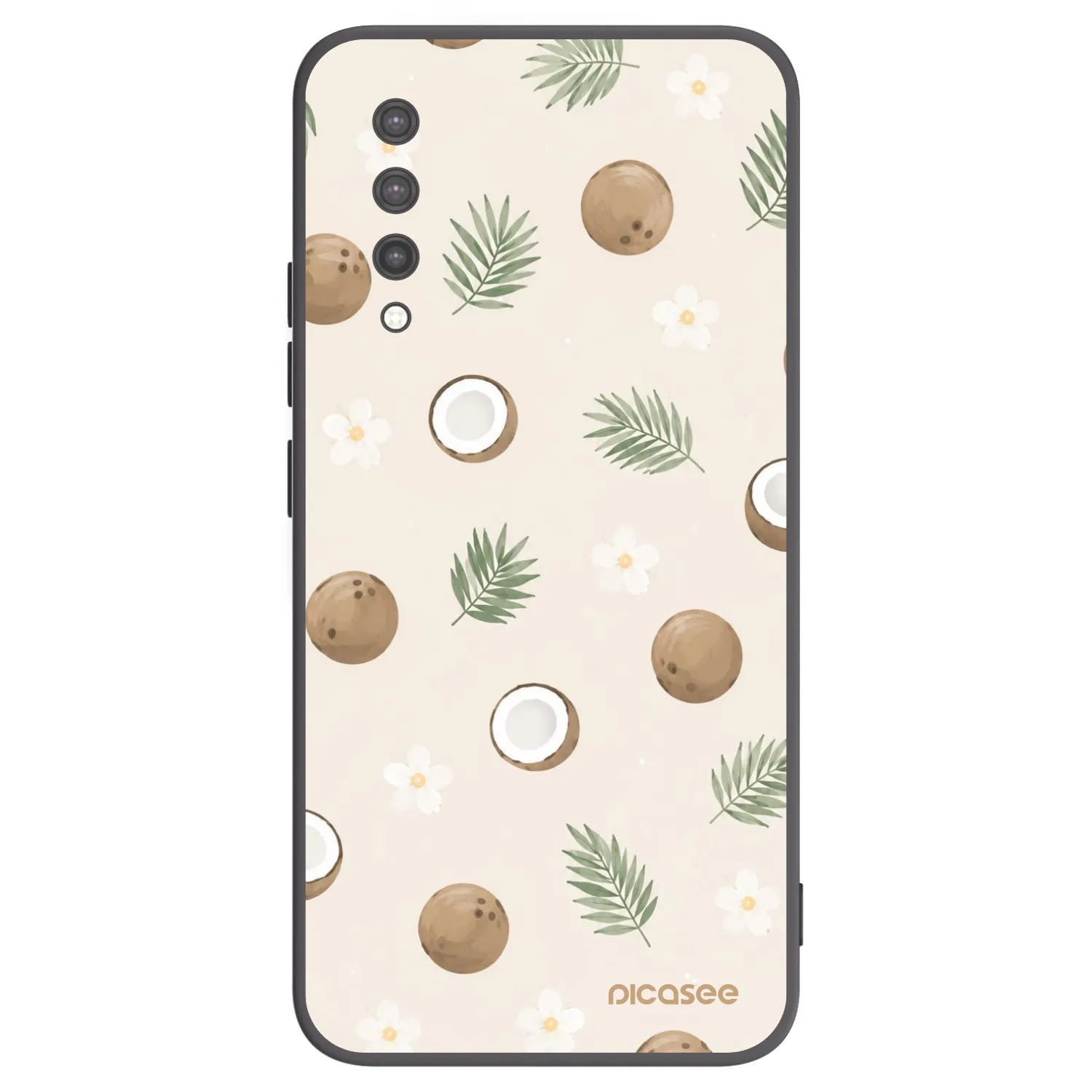 Picasee Xiaomi Mi 9 Lite Hülle - Schwarzes Silikon - Coconut Breeze