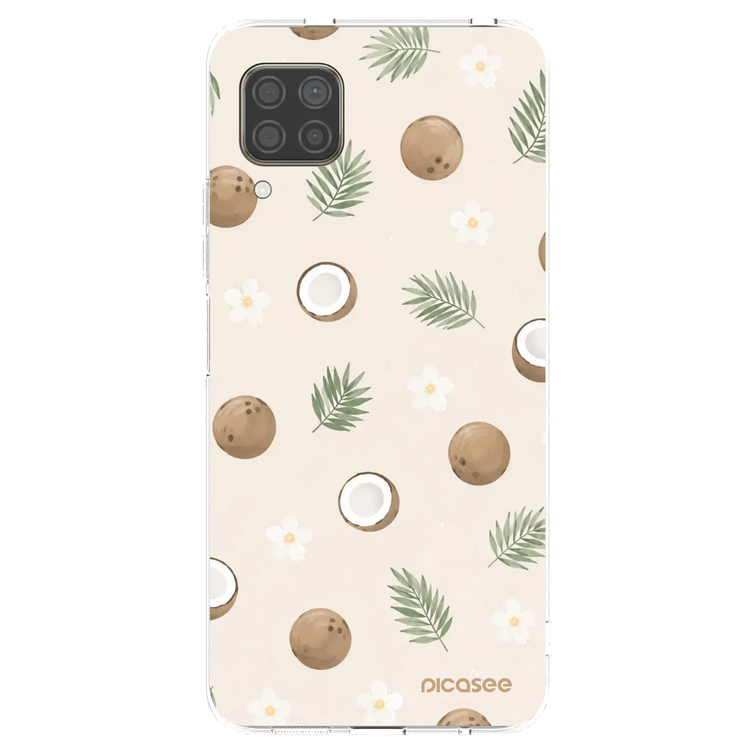 Picasee Huawei P40 Lite Hülle - Transparentes Silikon - Coconut Breeze