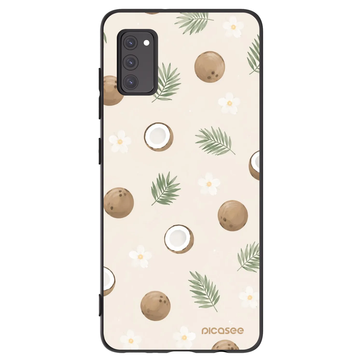 Picasee Samsung Galaxy A41 A415F Hülle - Schwarzes Silikon - Coconut Breeze