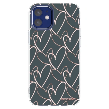 Picasee Apple iPhone 12 mini Hülle - Transparentes Silikon - Viel Liebe