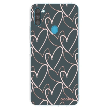 Picasee Samsung Galaxy M11 Hülle - Transparentes Silikon - Viel Liebe