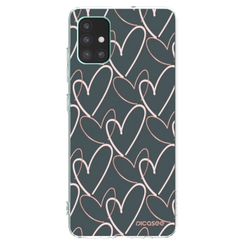 Picasee Samsung Galaxy M51 M515F Hülle - Transparentes Silikon - Viel Liebe