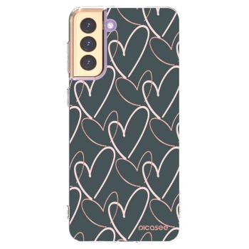 Picasee Samsung Galaxy S21+ 5G G996F Hülle - Transparentes Silikon - Viel Liebe