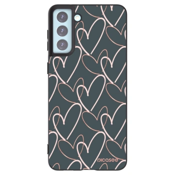 Picasee Samsung Galaxy S21+ 5G G996F Hülle - Schwarzes Silikon - Viel Liebe
