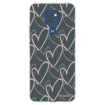 Picasee Motorola Moto G9 Play Hülle - Transparentes Silikon - Viel Liebe