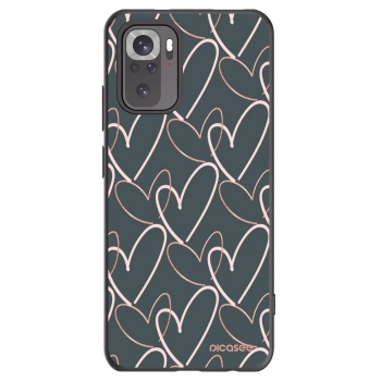 Picasee Xiaomi Redmi Note 10S Hülle - Schwarzes Silikon - Viel Liebe