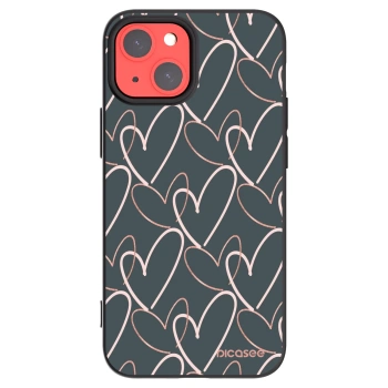 Picasee Apple iPhone 13 mini Hülle - Schwarzes Silikon - Viel Liebe