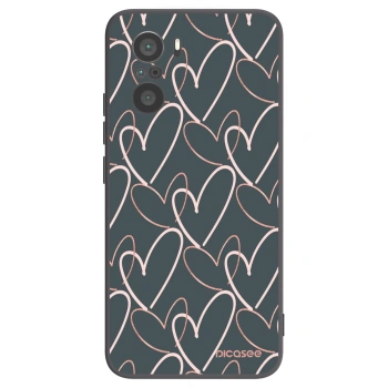 Picasee Xiaomi Poco F3 Hülle - Schwarzes Silikon - Viel Liebe