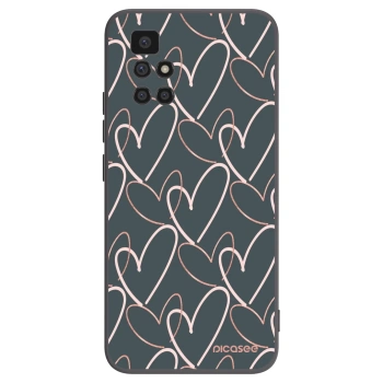 Picasee Xiaomi Redmi 10 Hülle - Schwarzes Silikon - Viel Liebe