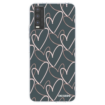 Picasee Vivo Y20s Hülle - Transparentes Silikon - Viel Liebe