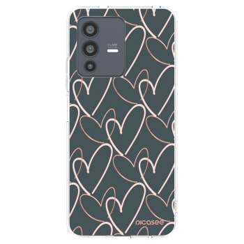 Picasee Vivo V23 5G Hülle - Transparentes Silikon - Viel Liebe